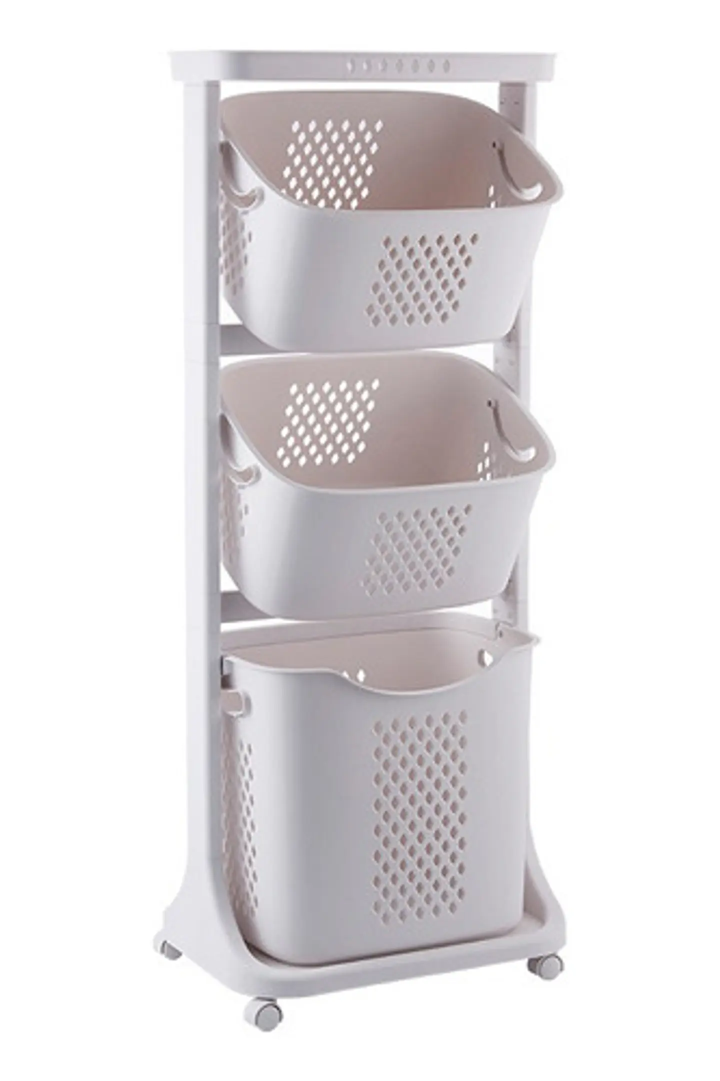 Cesta De Almacenamiento De Ropa De 3 Capas Multifuncional 1