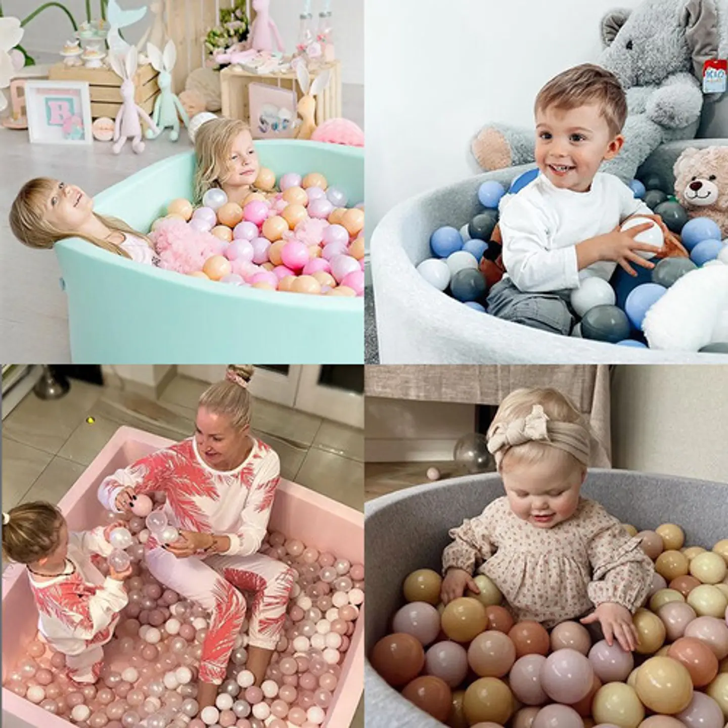 Piscina De Pelotas O Bolas Espuma Para Niños Y Niñas 2
