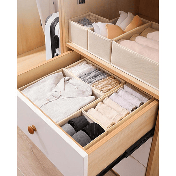 Organizador de ropa interior respetuoso del medio ambiente plegable ropa  interior cajón organizadores caja excelente rosa