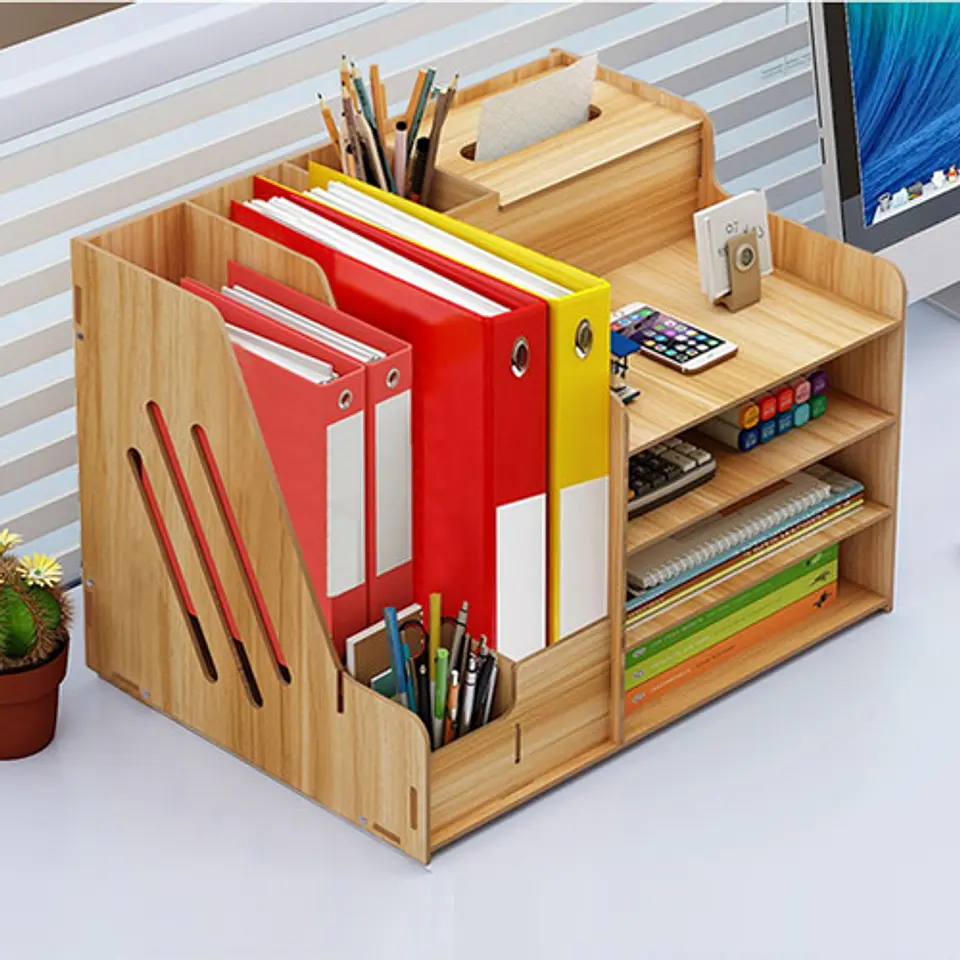 Organizador Caja De Almacenamiento De Archivos Oficina 4