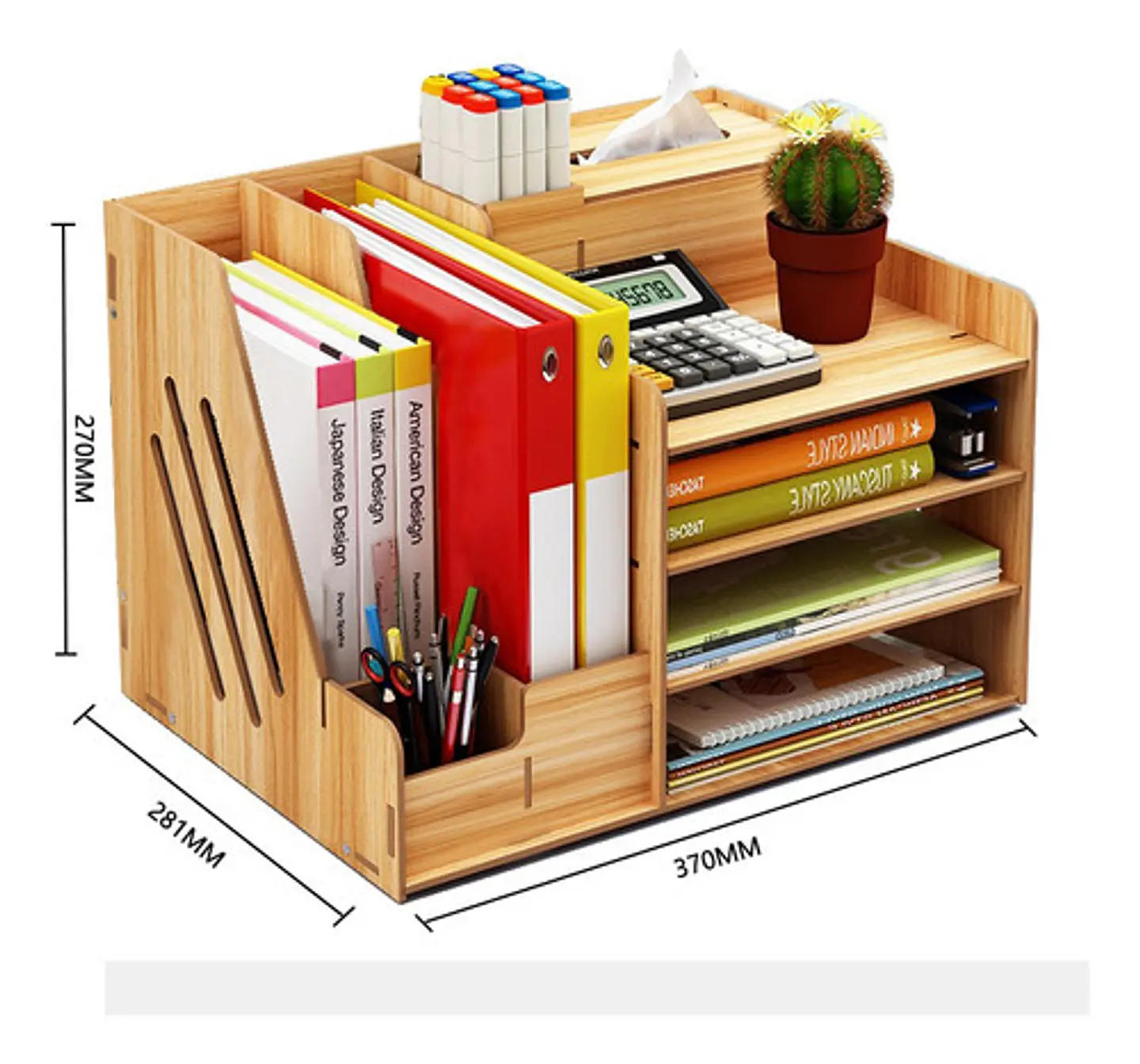 Organizador Caja De Almacenamiento De Archivos Oficina 5