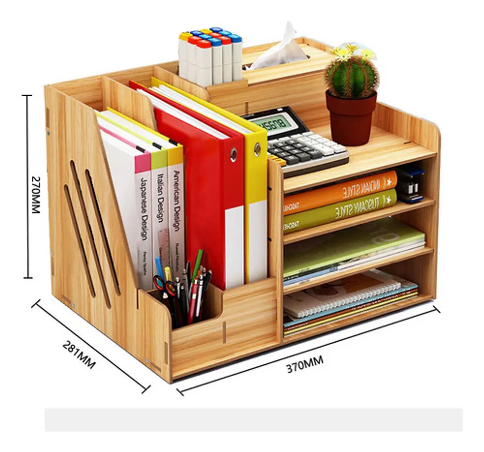 Organizador Caja De Almacenamiento De Archivos Oficina 5