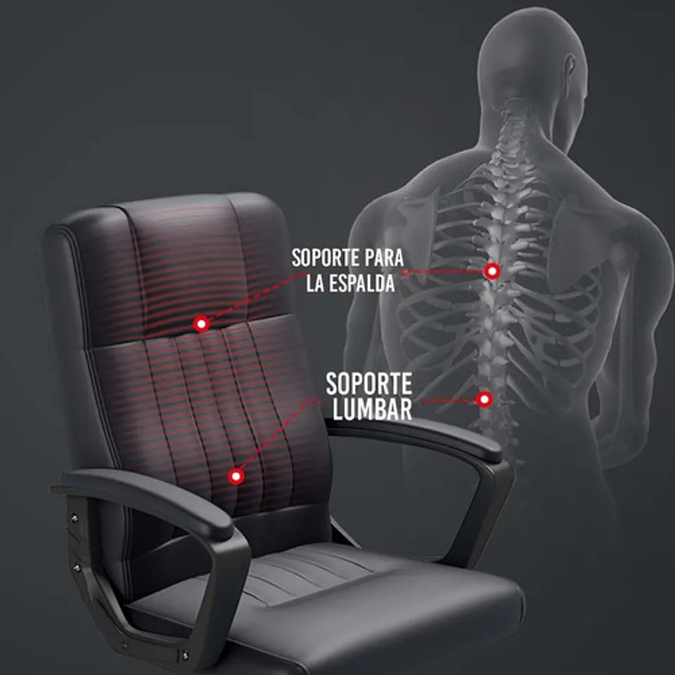 Silla 360 De Oficina U Hogar Ejecutivo Giratoria 5
