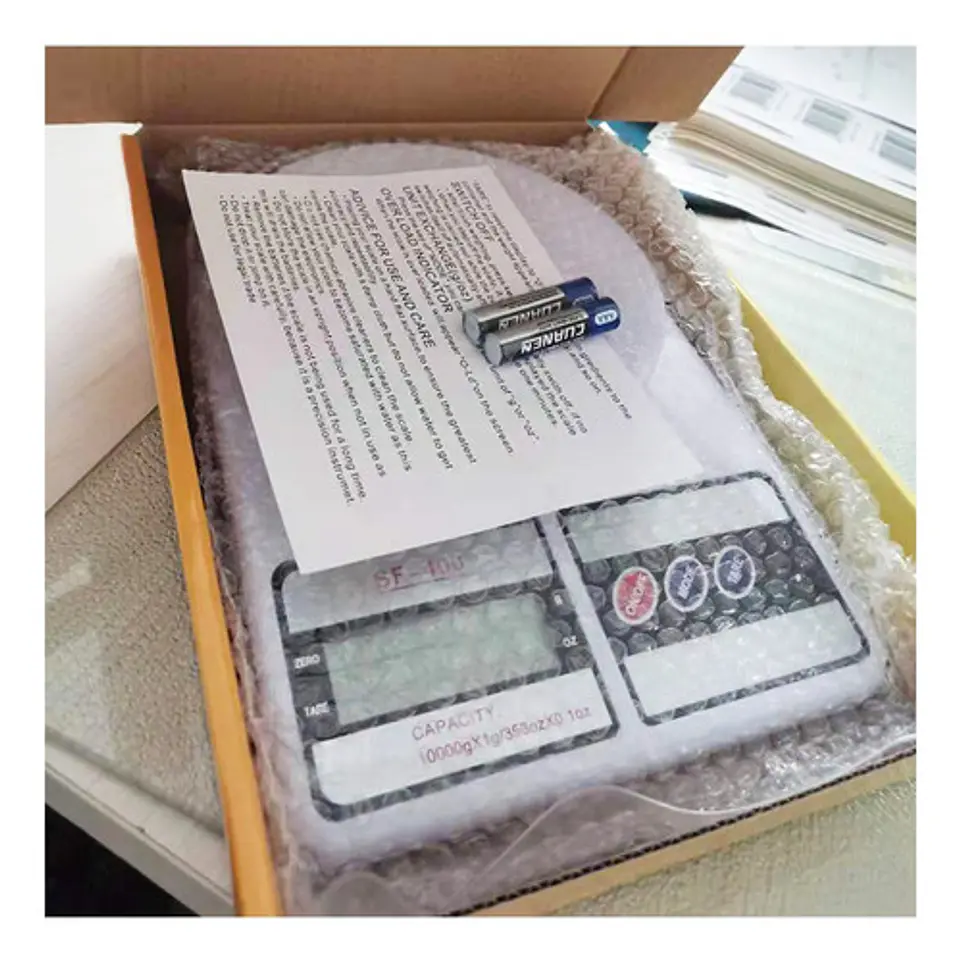 Balanza Pesa Gramera Digital Para Comercio 7 Kg Con Pilas 5