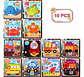 Pack De 10 Rompecabezas De Animales Y Vehiculos 15x15x1cm - Miniatura 6