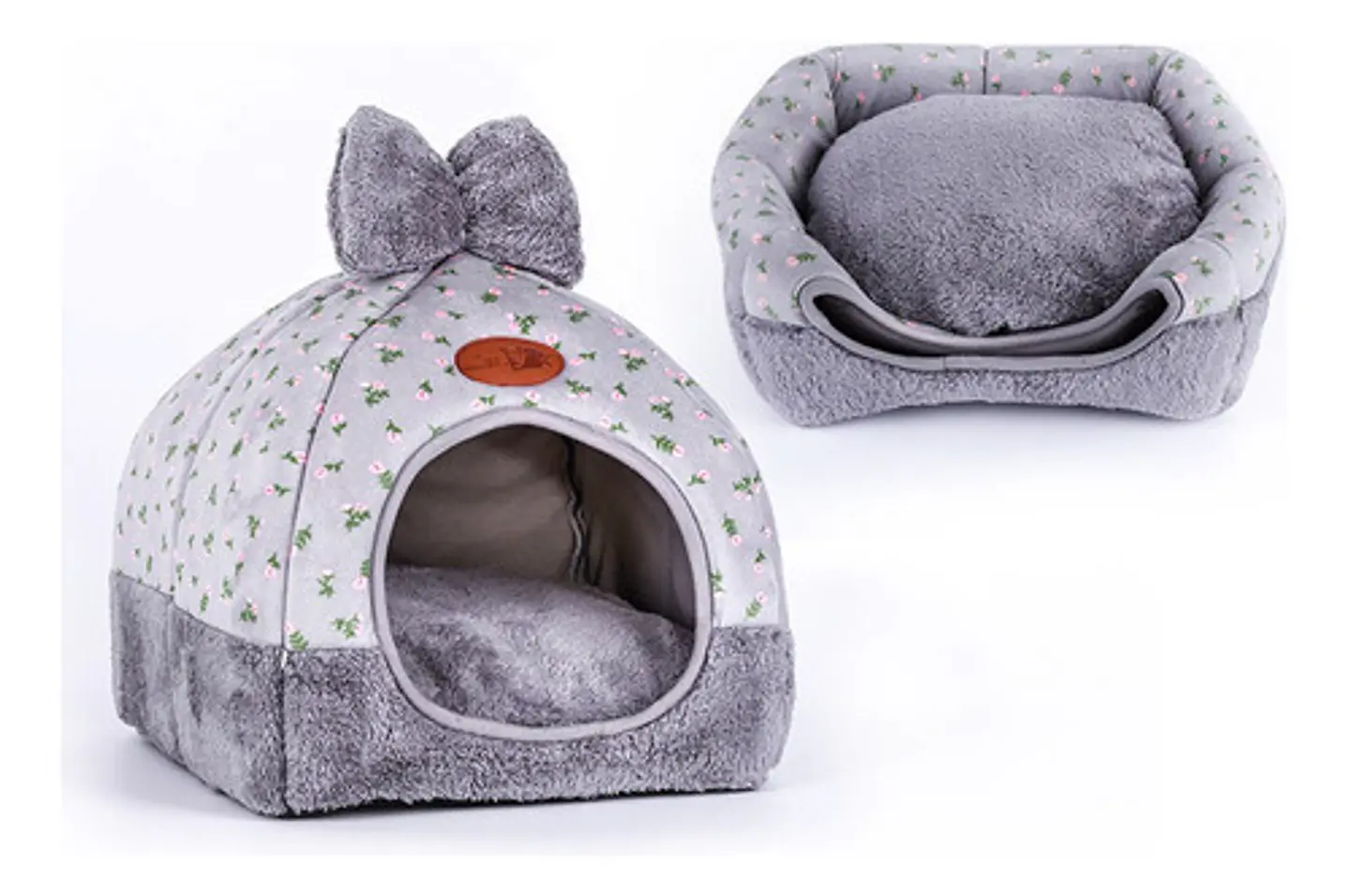 Casa Nido Perros Y Gatos Lavable Plegable Portatil Talla L 1
