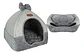 Casa Nido Perros Y Gatos Lavable Plegable Portatil Talla L - Miniatura 2