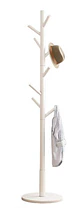 Perchero Madera 8 Ganchos Para Ropa Y Abrigos Minimalista - Miniatura 1