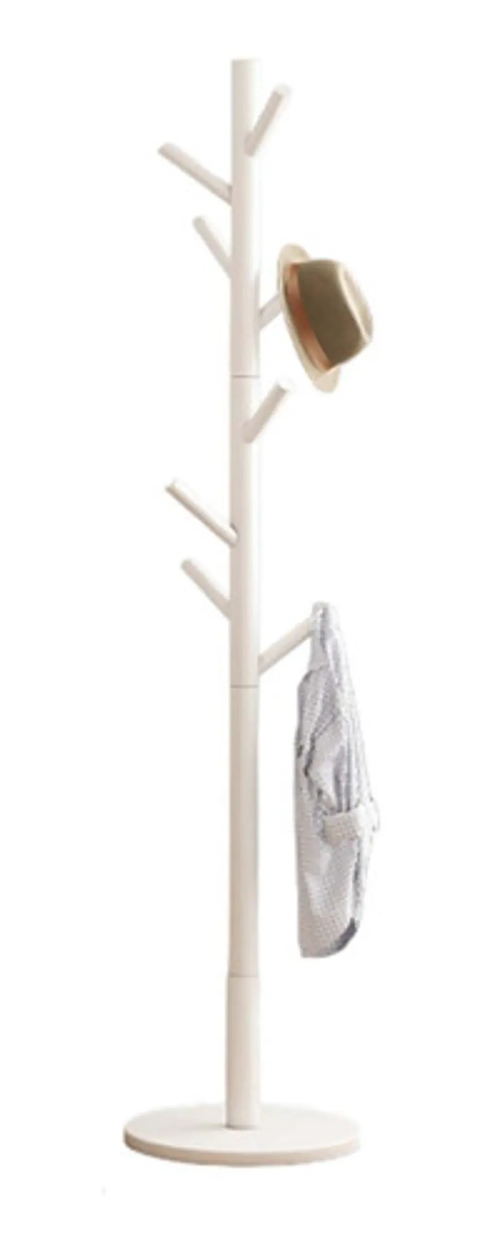 Perchero Madera 8 Ganchos Para Ropa Y Abrigos Minimalista 1