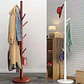 Perchero Madera 8 Ganchos Para Ropa Y Abrigos Minimalista - Miniatura 3
