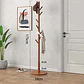 Perchero Madera 8 Ganchos Para Ropa Y Abrigos Minimalista - Miniatura 9