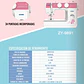 Maquina De Coser 24 Puntas Integradas Portatil Domestica - Miniatura 2