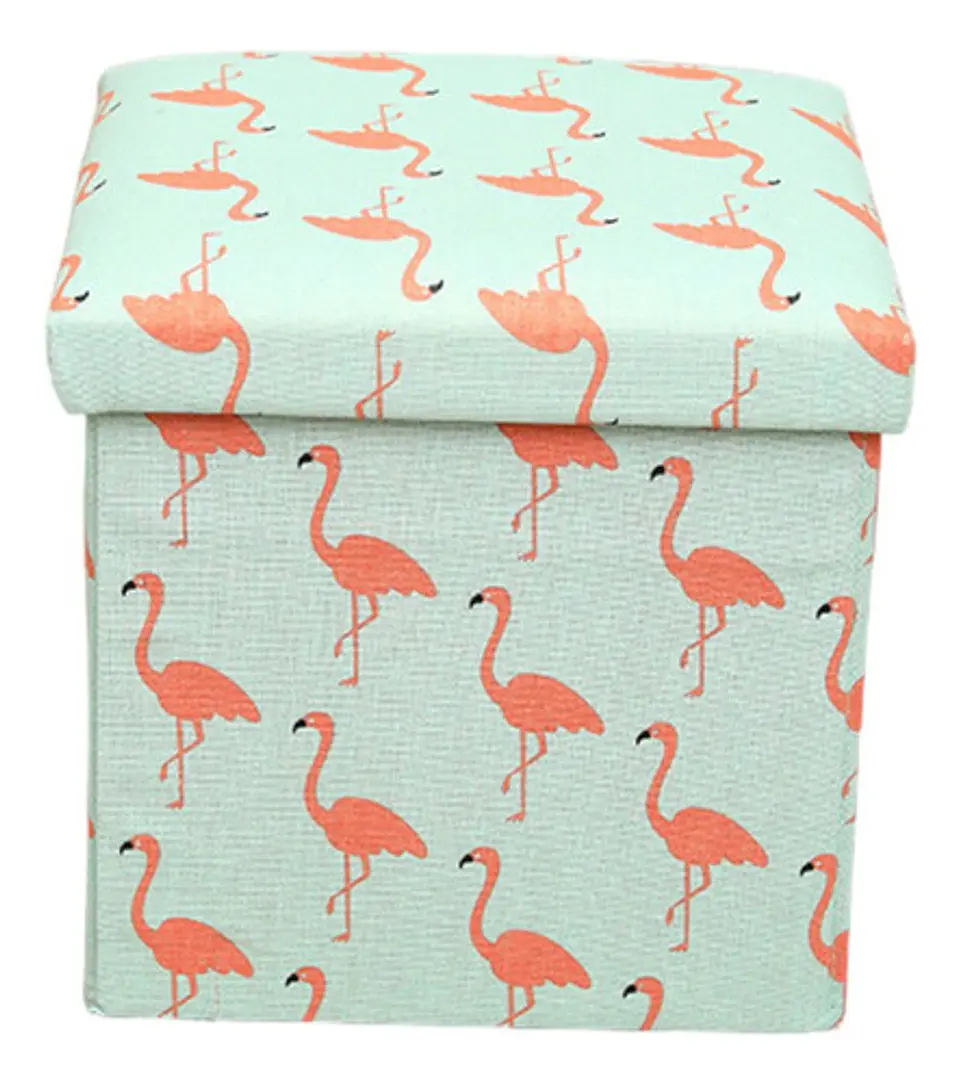 Puff Silla Baul Organizador Estampado Colores 38cm X 38cm 10