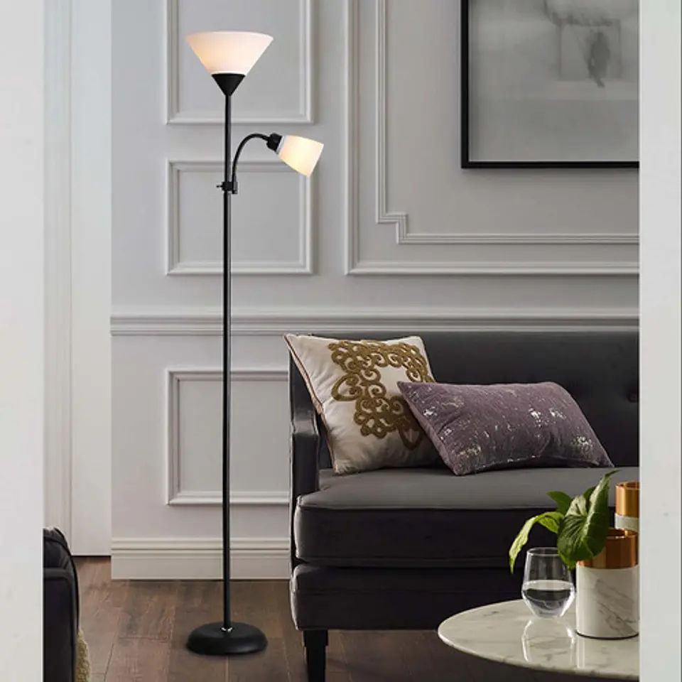 Lampara De Pie Ajustable Nordica Elegante Decorativa 3