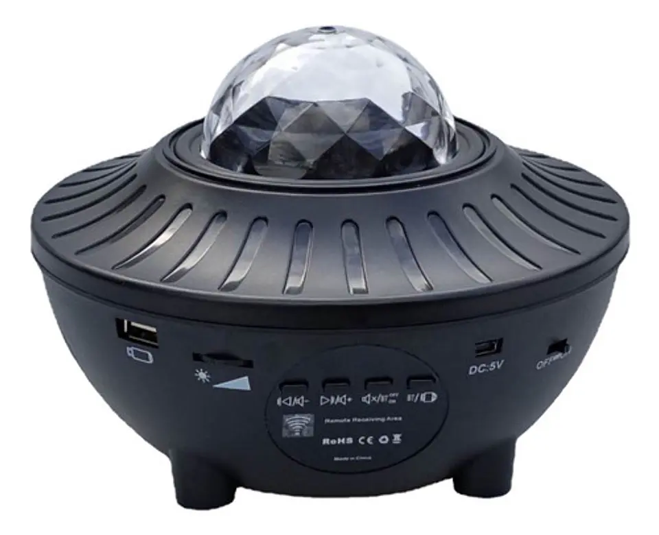 Proyector Led Luces Y Estrellas 360º Con Bluetooh Y Musica 5