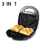 Sandwichera 3 En 1 Multiuso De Desayuno, Tostadas, Waffles - Miniatura 3