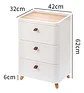 Gabinete De Almacenamiento Organizador 3 Capas Mesa De Noche - Miniatura 3