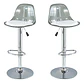 Pack 2 Sillas De Barra Mostrador Giratoria Con Reposapies - Miniatura 1