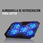 Soporte Cooler Ventilador Para Notebook Refrigerante Led - Miniatura 5