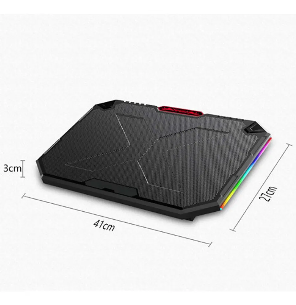 Soporte Cooler Ventilador Para Notebook Refrigerante Led 6