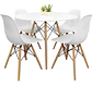 Pack 4 Sillas De Comedor Home Moderna Living Cocina 82x48x41 - Miniatura 1