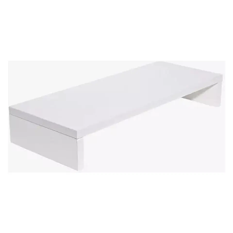 Soporte De Computadora De Madera Doble Capa Organizador 2