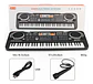 Piano Teclado Electrónico Digital 61 Teclas Con Micrófono - Miniatura 4