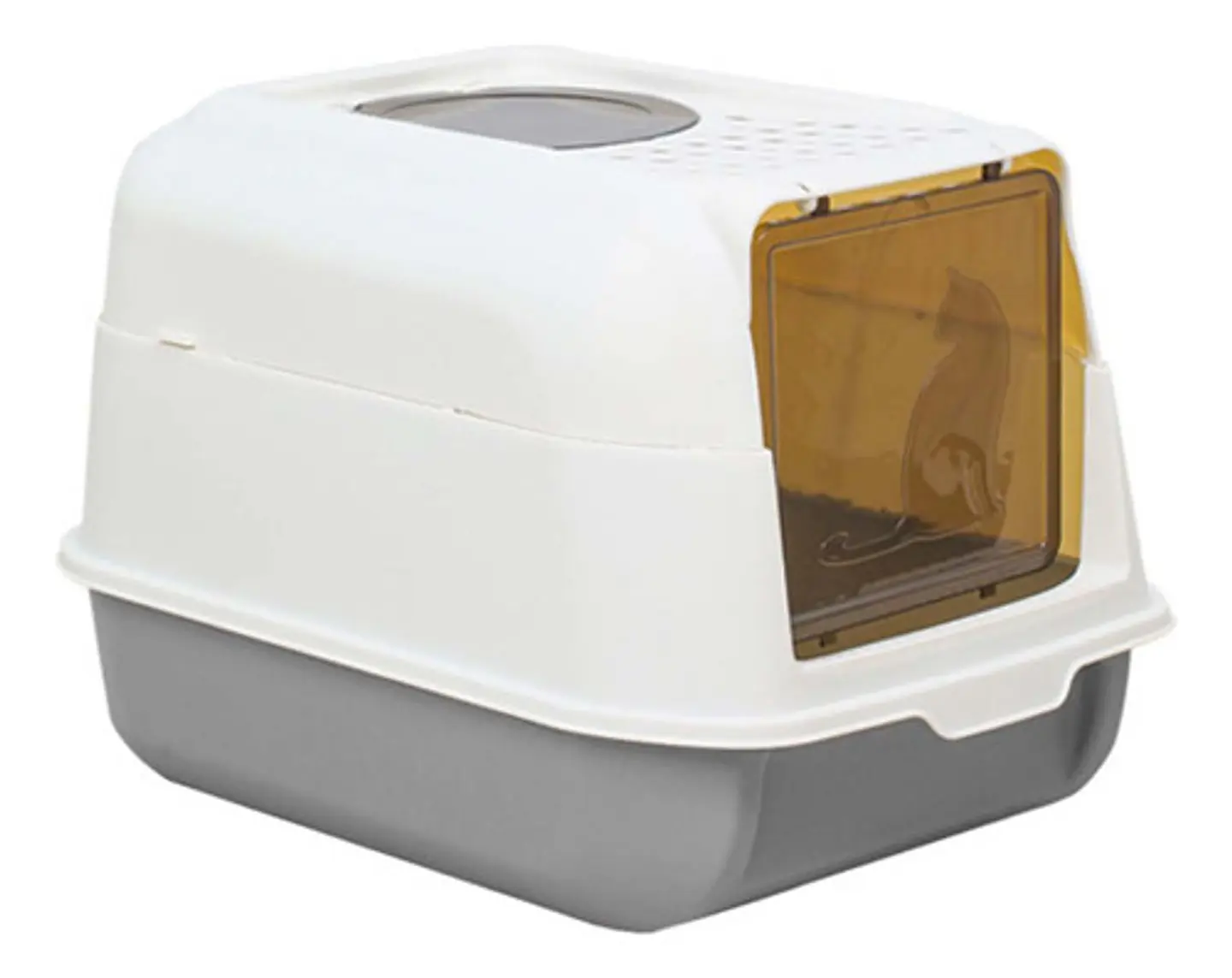 Caja Arenero Cerrado Antisalpicaduras Sanitaria Para Gato 2