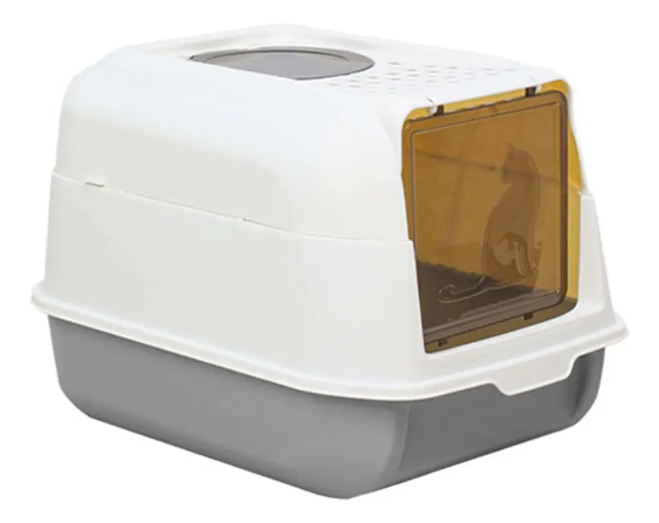 Caja Arenero Cerrado Antisalpicaduras Sanitaria Para Gato 2