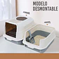 Caja Arenero Cerrado Antisalpicaduras Sanitaria Para Gato - Miniatura 5