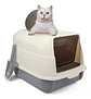 Caja Arenero Cerrado Antisalpicaduras Sanitaria Para Gato - Miniatura 1