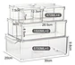Set 7 Contenedores Refrigerador Cocina Despensa Con Tapa - Miniatura 2
