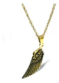 Collar De Alas De Angel Retro Acero Inoxidable Unisex - Miniatura 1