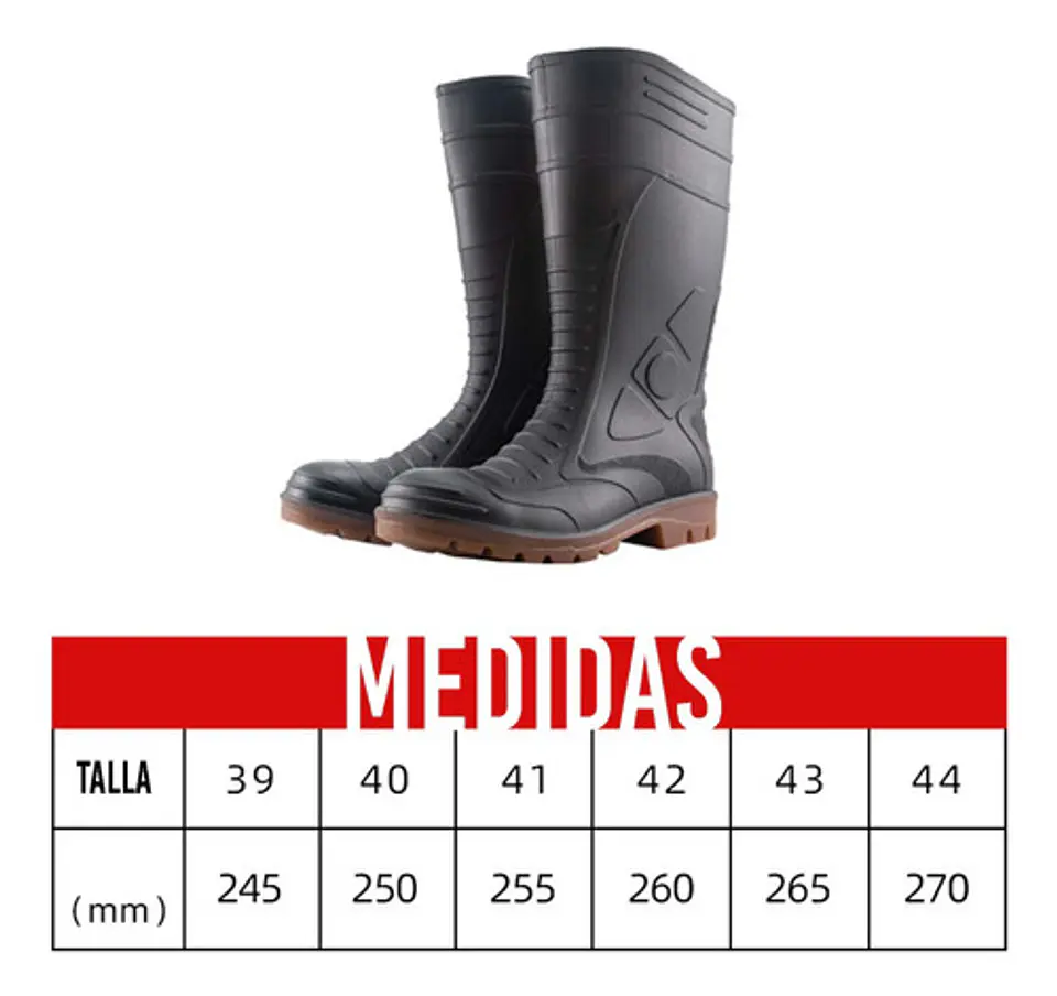 Bota De Seguridad Punta De Acero Antigolpes Impermeables 3