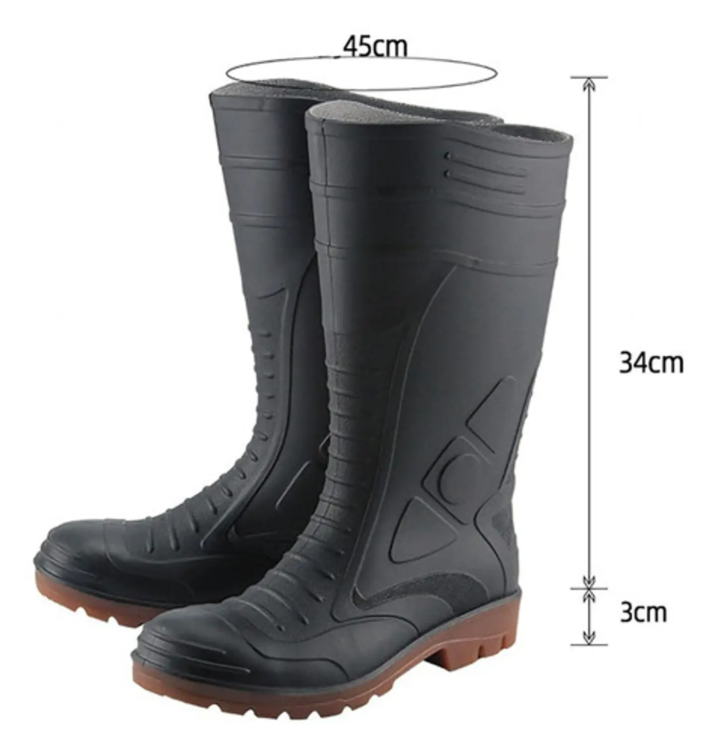 Bota De Seguridad Punta De Acero Antigolpes Impermeables 4