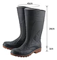 Bota De Seguridad Punta De Acero Antigolpes Impermeables - Miniatura 4