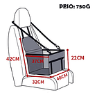 Asiento Portatil De Viajes Auto Para Mascotas Perro Gato 4