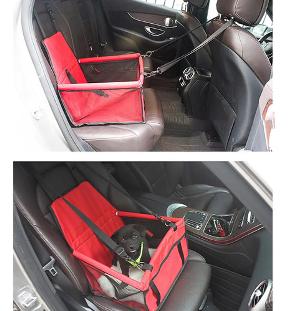 Asiento Portatil De Viajes Auto Para Mascotas Perro Gato 8