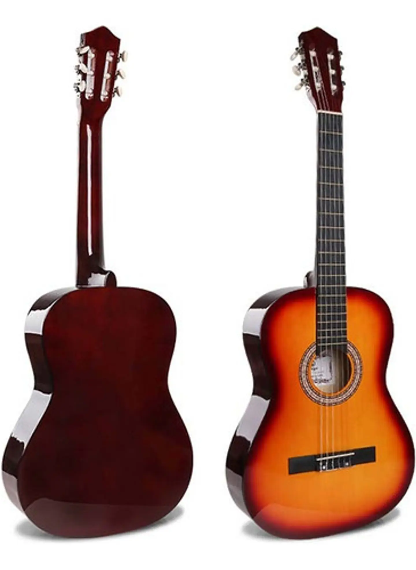 Guitarra Clasica Redondeada Con Varilla De Ajuste 99cm 1