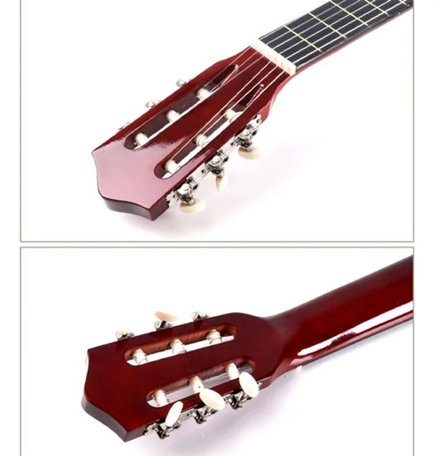 Guitarra Clasica Redondeada Con Varilla De Ajuste 99cm 2