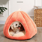 Casa Nido Perros Y Gatos Calabaza Melon Plegable Talla L 9