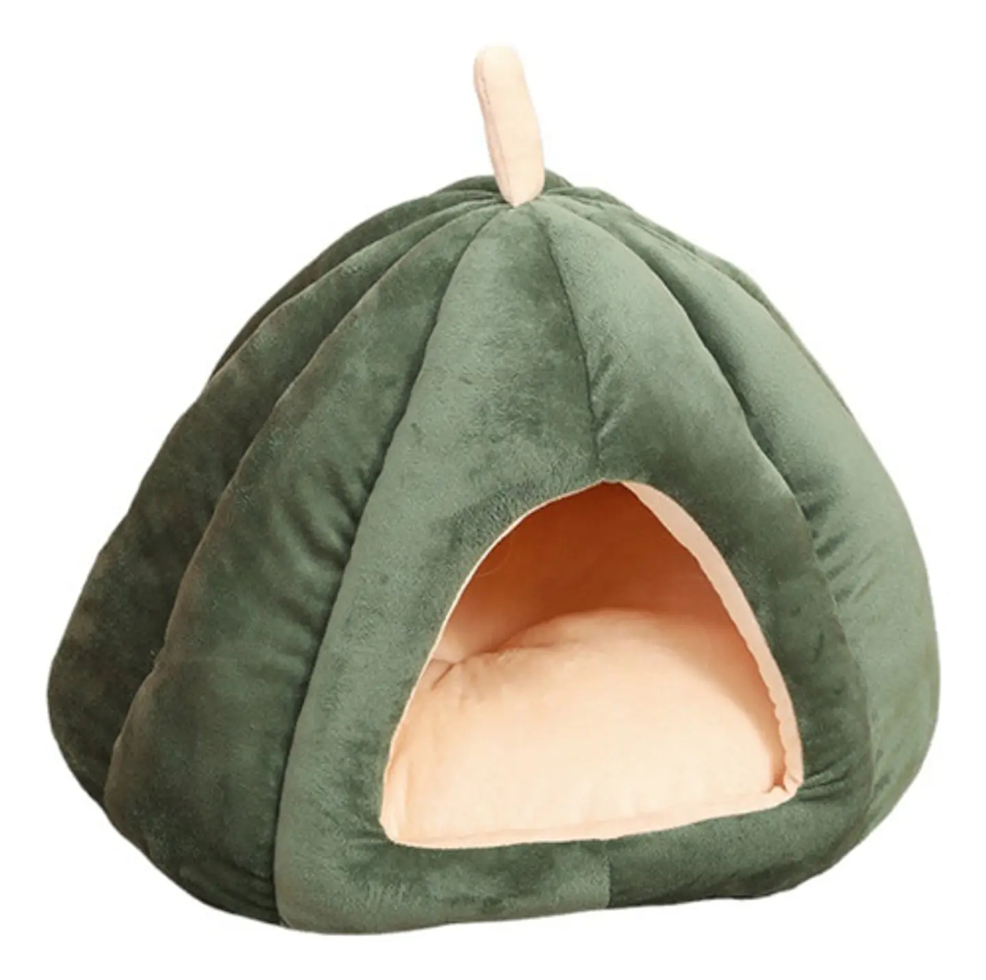 Casa Nido Perros Y Gatos Calabaza Melon Plegable Talla L 10