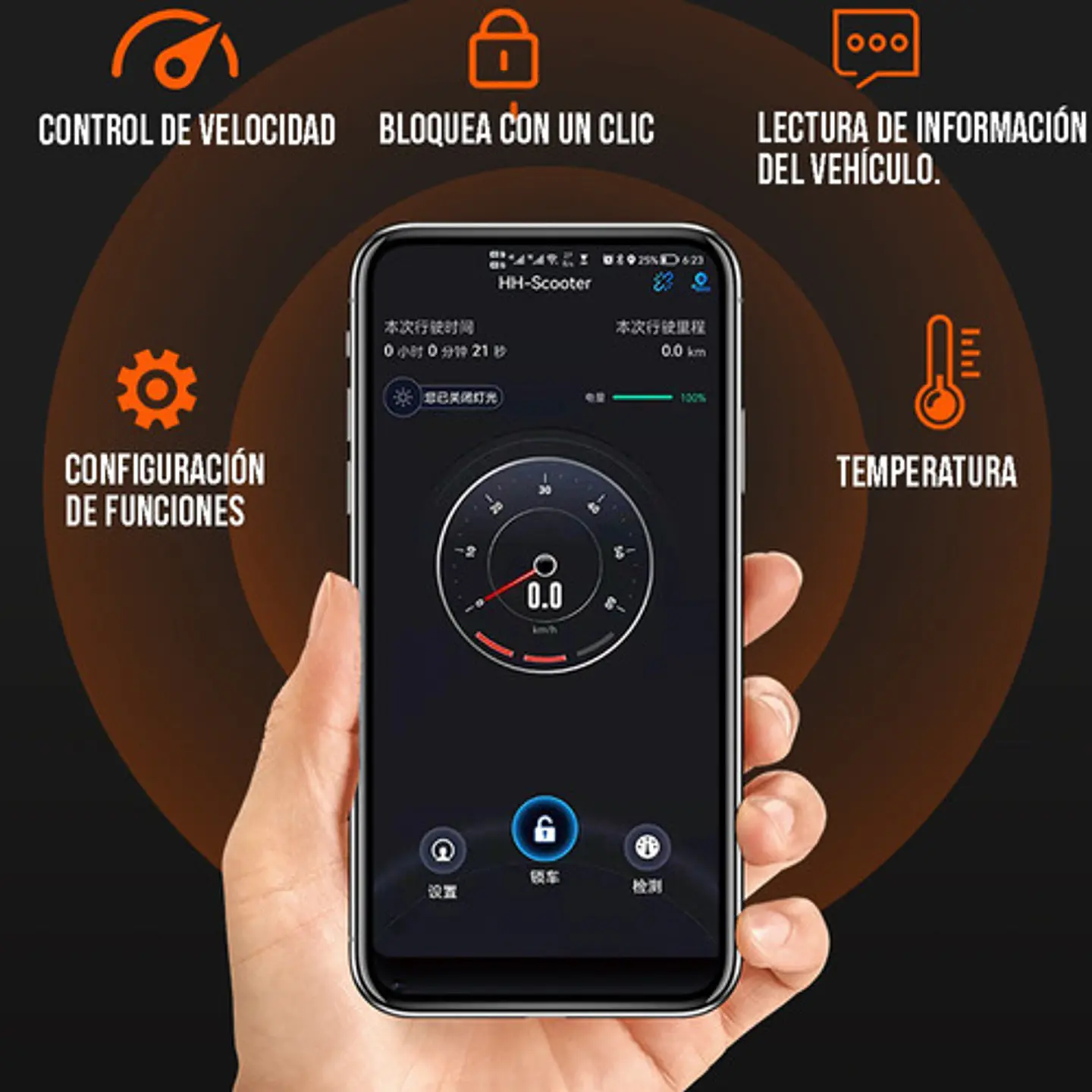 Scooter Eléctrico Plegable, Llanta Antipinchazos 10 pulgadas 2
