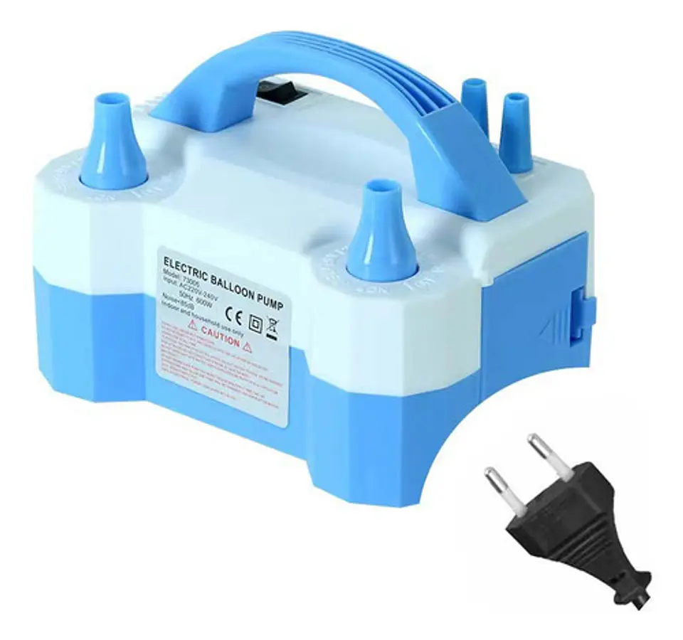 Inflador Globos Electrico Con 2 Inyectores Para Fiestas 600w 1