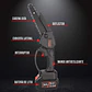 Motosierra Eléctrica Recargable Portátil 36v + Accesorios (Bat. Litio) - Miniatura 3