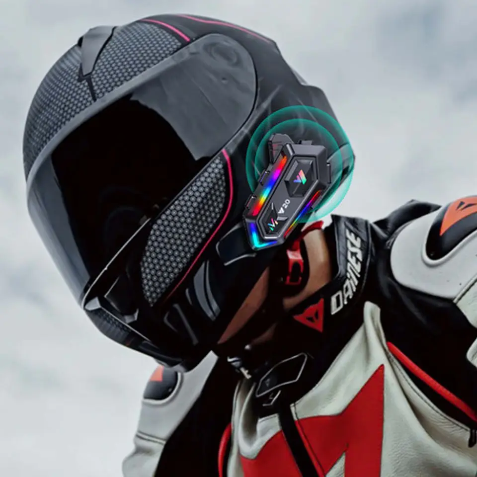 Auriculares Inalambricos Para Casco De Motocicleta Bluetooth 4