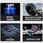 Auriculares Inalambricos Para Casco De Motocicleta Bluetooth - Miniatura 5