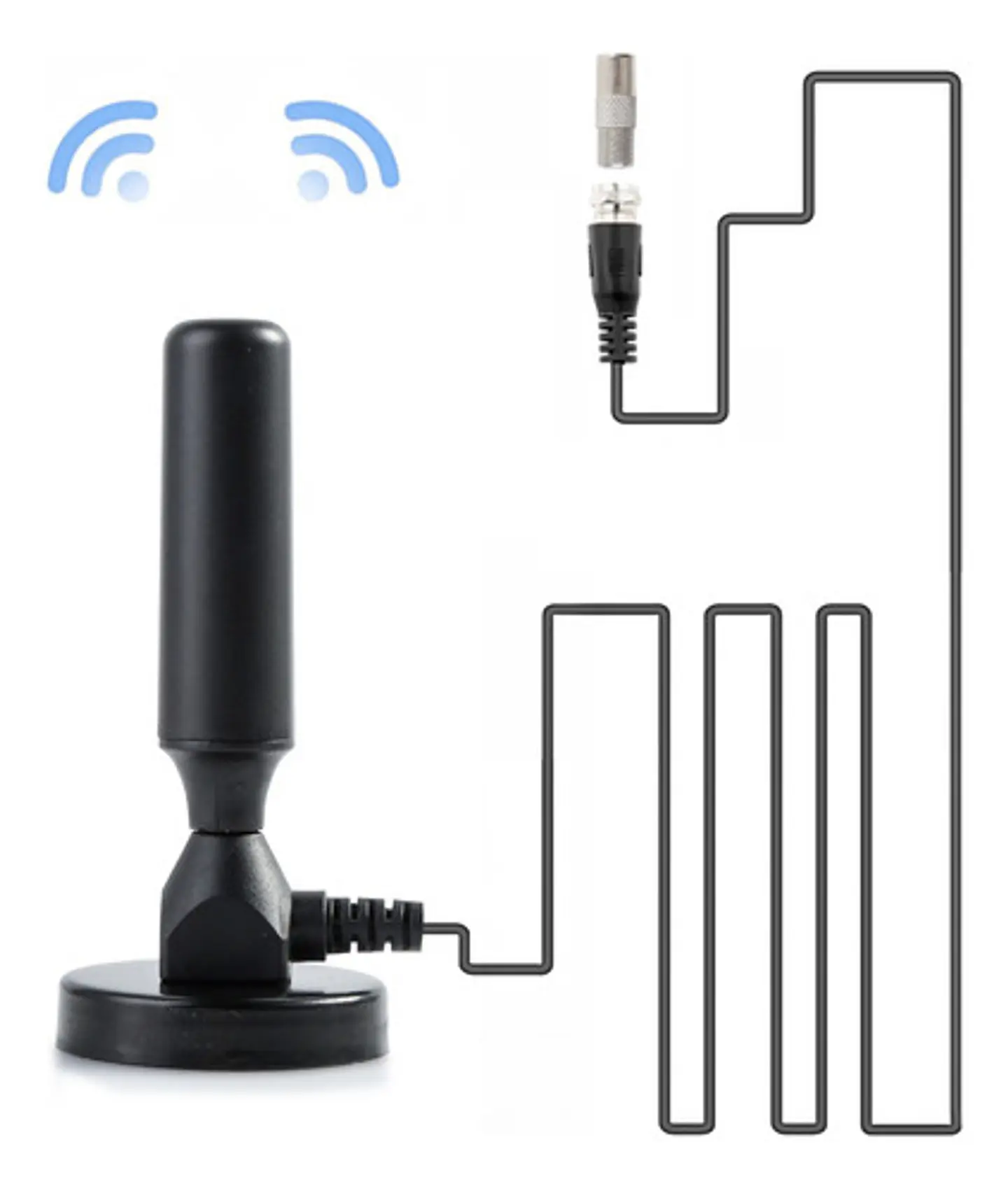 Antena Tv Digital Abierta Hd Interior Exterior Smart Tv 2