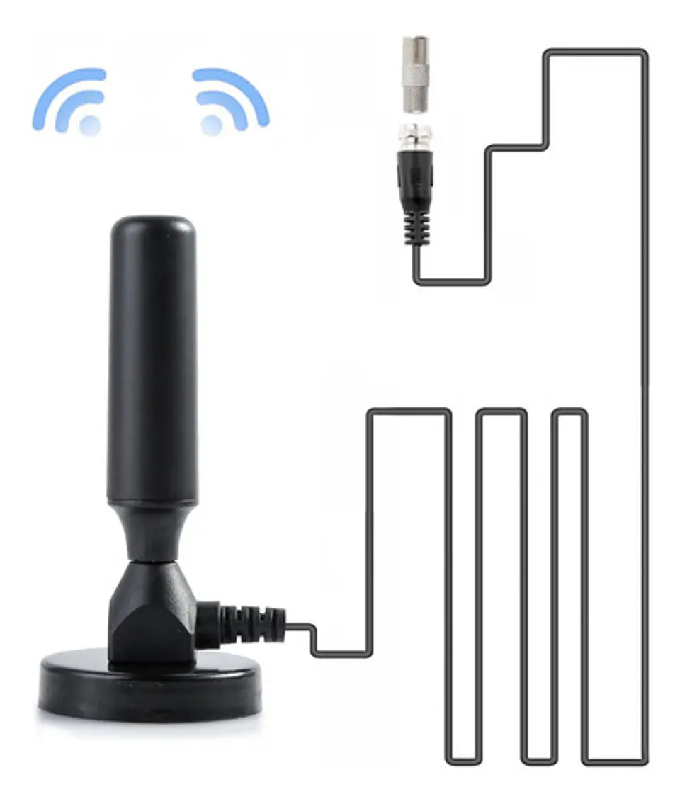 Antena Tv Digital Abierta Hd Interior Exterior Smart Tv 2