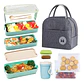 Kit De Lonchera Tipo Bento Con Compartimientos Para Comida - Miniatura 1